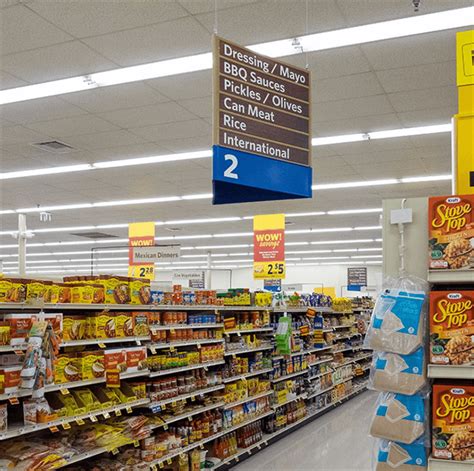 Supermarket Aisle Signs