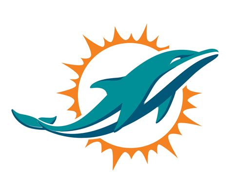 Miami Dolphin Circle Logo Svg