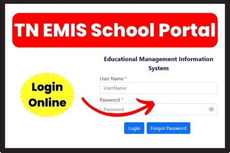 TN EMIS School Login for Students & Teachers, Profile Update @ emis ...