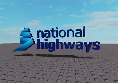 3D National Highways Logo – Clearly Development