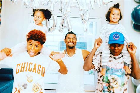 The Sweetest Photos of Usher and His 4 Kids Usher V, Naviyd, Sovereign ...