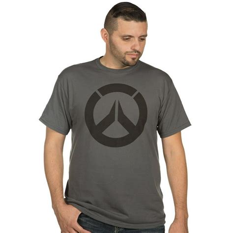 Overwatch Icon Premium Charcoal T-Shirt - Official Blizzard Gear by J ...