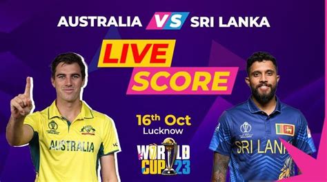 Australia vs Sri Lanka live score, ICC World Cup 2023 - International ...