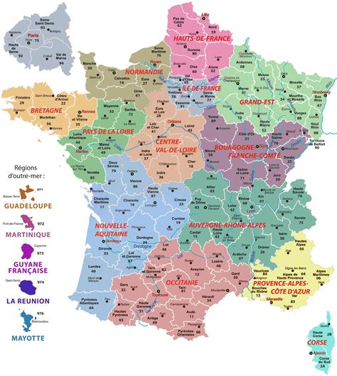 Map Of France Political - Rhea Velvet