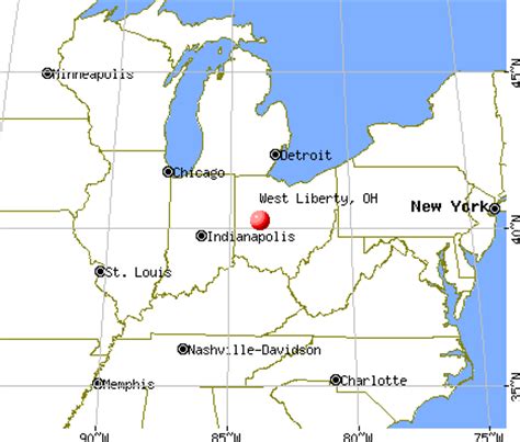 West Liberty Ohio Map | Zip Code Map