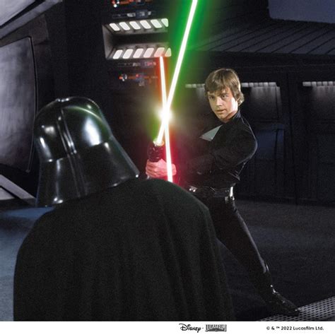 Newly released photo of Luke vs Vader final duel from Return of the ...