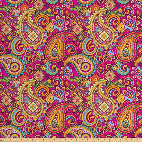 Paisley Fabric by The Yard, Paisley Patterns Based on Traditional ...