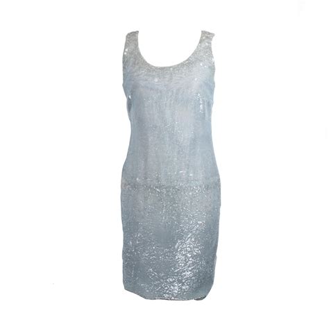 Chanel Boutique Blue Sequin Dress | EBTH