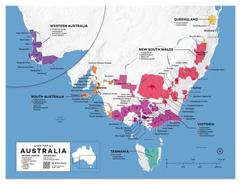 Detailed Australian Wine Regions Map | Wine Posters - Wine Folly | Wine ...