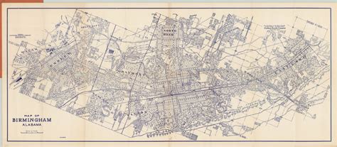 Map of Birmingham Alabama | Curtis Wright Maps