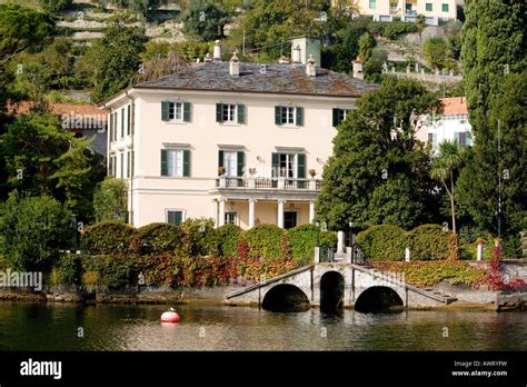 George Clooney s Villa Lake Como Italy Stock Photo - Alamy