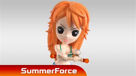 Nami SD - One Piece 3D Model by Summerforce