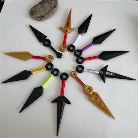 Naruto Shippuden Plastic Cosplay Collectible Kunai Shuriken, 46% OFF