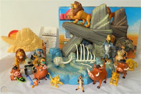 Disney Store The Lion King Pride Rock Playset And Figures Collection ...