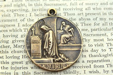 St. Monica Medal St. Augustine Medal Bronze Patron of