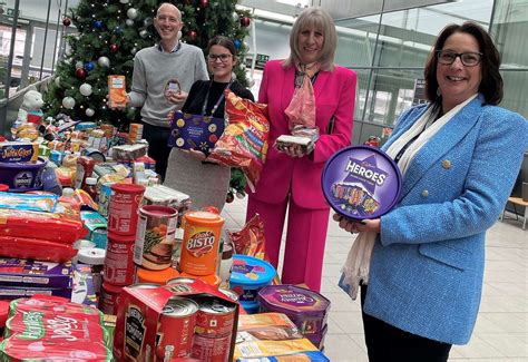 Stansted Airport staff support food banks at Christmas