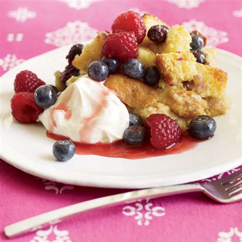 Berry-Brioche Bread Pudding Recipe - Karen DeMasco