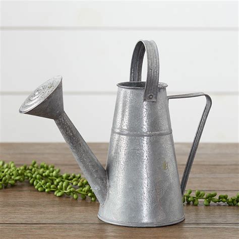 Galvanized Metal Water Can - Planters + Containers - Floral Supplies ...