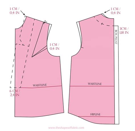 The Making of a Shirt -starting from the pattern - The Shapes of Fabric