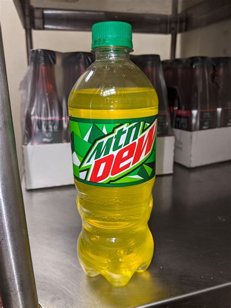 This Mtn Dew that came in a clear bottle : r/mildlyinteresting