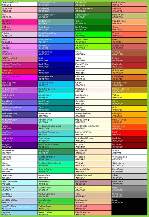 hex color picker - Yahoo Image Search Results | Color names chart ...