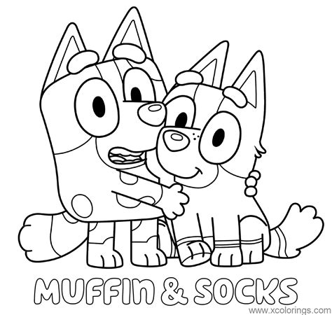 two cartoon dogs hugging each other with the words muffin and socks