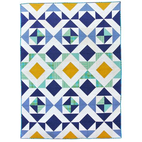 Nordic Triangles Quilt Pattern (Download) - Suzy Quilts