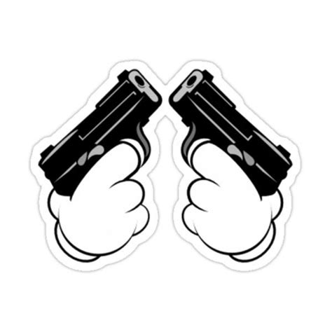 Mickey Mouse Gun Clipart