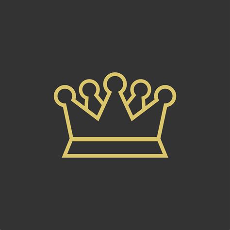 Gold Crown Logo Template Illustration Design. Vector EPS 10. - Download ...