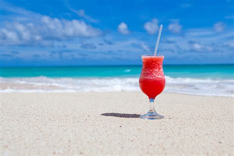 Drink On Beach Free Stock Photo - Public Domain Pictures