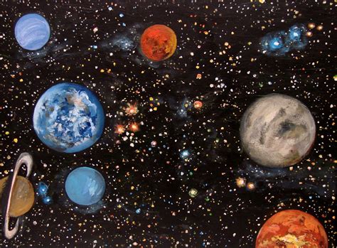 solar system painting kit - Aline Camarillo