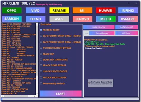 MTK Client Tool V5.2 MediaTek Download all in one Tool