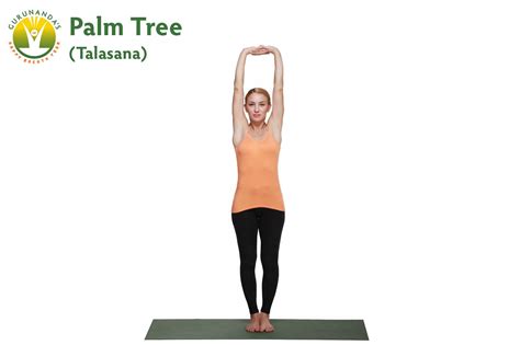 Palm Tree Pose | Yoga Tutorial | Gurunanda #movelaughbreathe | Yoga ...