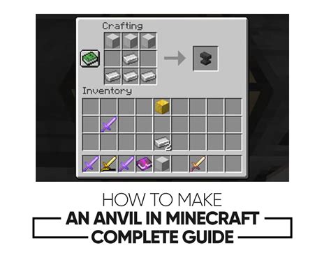 How to Make an Anvil in Minecraft – Complete Guide