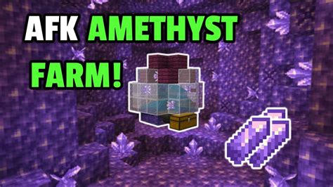 Simple AFK AMETHYST FARM! |Minecraft Bedrock 1.19+| [Tutorial] - YouTube