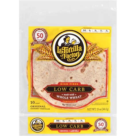 La Tortilla Factory Low Carb Whole Wheat Tortillas from H-E-B - Instacart