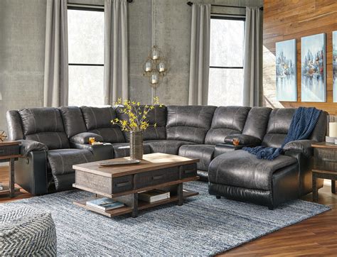 ashley furniture sectional sofas Alenya sectional charcoal ashley piece ...