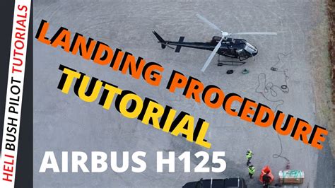 Helicopter LANDING PROCEDURE tutorial - YouTube