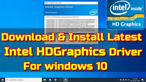 Install intel hd graphics driver windows 10 - dasewomen