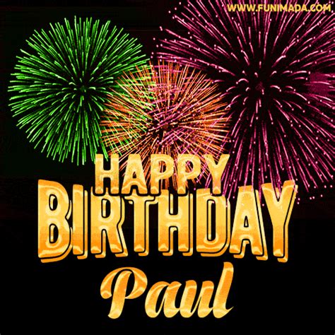 Wishing You A Happy Birthday, Paul! Best fireworks GIF animated ...