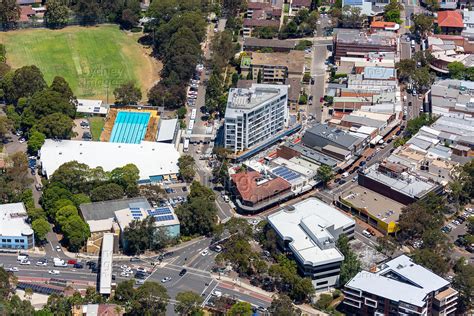 Aerial Stock Image - Lane Cove Shopping Centre