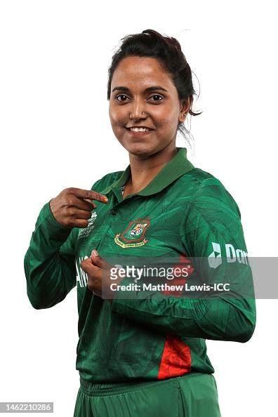 Nigar Sultana Joty of Bangladesh poses for a portrait prior to the ...