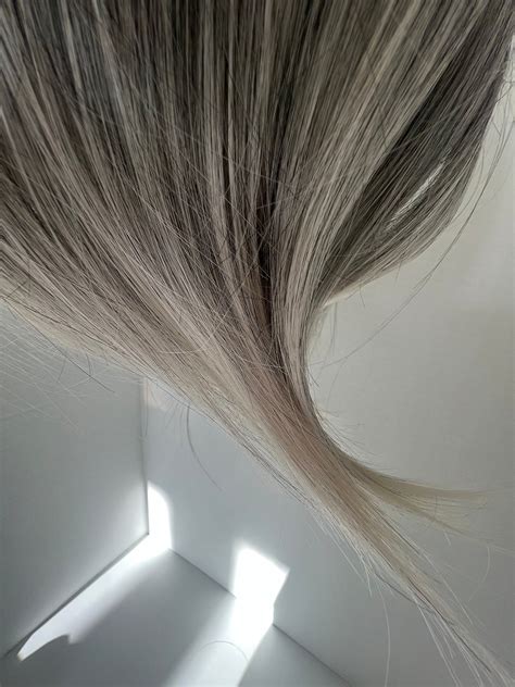 Best Hair Toppers for Women Synthetic Grey Mix Salt and Pepper Brown ...