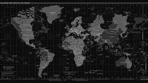 World Map Black Wallpapers HD - Wallpaper Cave