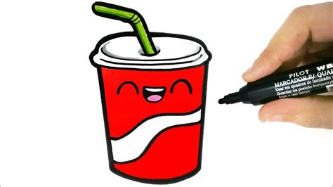 how to draw A DRINK STEP BY STEP - YouTube