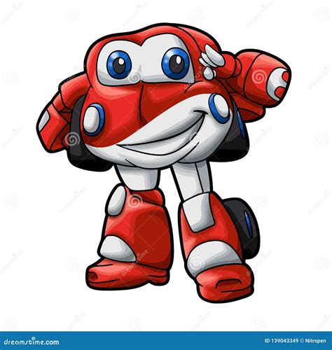 Robot Car Cartoon - Cute Robot - Baby Car Stock Vector - Illustration ...