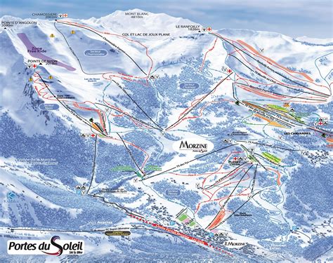 Morzine piste map