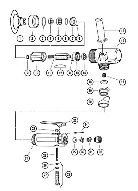 Dynabrade 52410 Parts List and Diagram : eReplacementParts.com