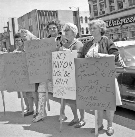 Municipal Workers on Strike May 1968 | McLean County Museum of History