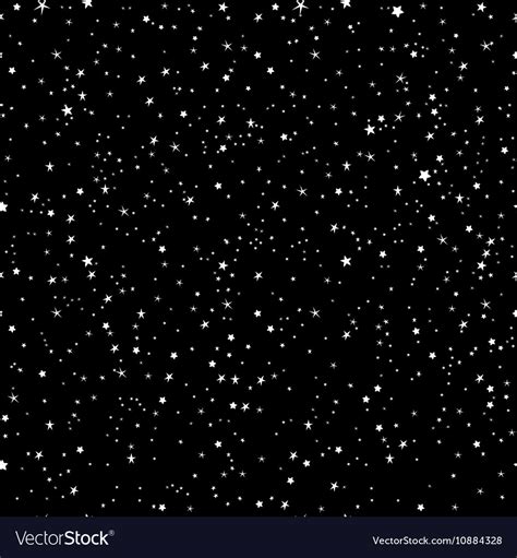 Space background night sky and stars black Vector Image